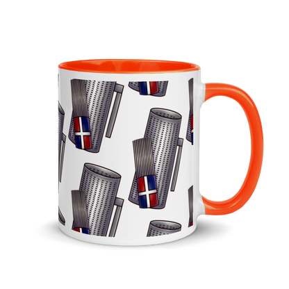 Güira Dominicana Mug with Color Inside  - 2020 - DominicanGirlfriend.com - Frases Dominicanas - República Dominicana Lifestyle Graphic T-Shirts Streetwear & Accessories - New York - Bronx - Washington Heights - Miami - Florida - Boca Chica - USA - Dominican Clothing