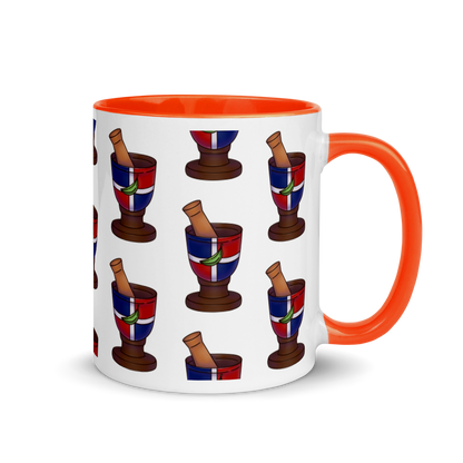 Pilon Dominicano Mug with Color Inside  - 2020 - DominicanGirlfriend.com - Frases Dominicanas - República Dominicana Lifestyle Graphic T-Shirts Streetwear & Accessories - New York - Bronx - Washington Heights - Miami - Florida - Boca Chica - USA - Dominican Clothing