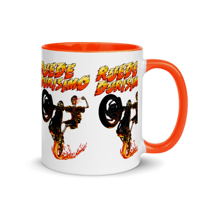 Ruede Durisimo Mug with Color Inside  - 2020 - DominicanGirlfriend.com - Frases Dominicanas - República Dominicana Lifestyle Graphic T-Shirts Streetwear & Accessories - New York - Bronx - Washington Heights - Miami - Florida - Boca Chica - USA - Dominican Clothing