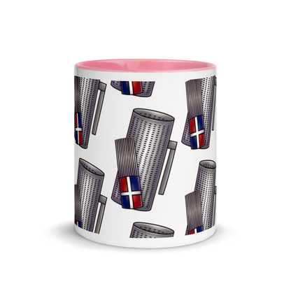 Güira Dominicana Mug with Color Inside  - 2020 - DominicanGirlfriend.com - Frases Dominicanas - República Dominicana Lifestyle Graphic T-Shirts Streetwear & Accessories - New York - Bronx - Washington Heights - Miami - Florida - Boca Chica - USA - Dominican Clothing