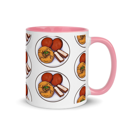El Mangu Dominicano Mug with Color Inside  - 2020 - DominicanGirlfriend.com - Frases Dominicanas - República Dominicana Lifestyle Graphic T-Shirts Streetwear & Accessories - New York - Bronx - Washington Heights - Miami - Florida - Boca Chica - USA - Dominican Clothing