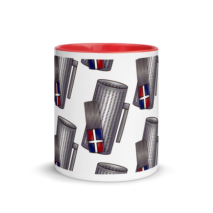 Güira Dominicana Mug with Color Inside  - 2020 - DominicanGirlfriend.com - Frases Dominicanas - República Dominicana Lifestyle Graphic T-Shirts Streetwear & Accessories - New York - Bronx - Washington Heights - Miami - Florida - Boca Chica - USA - Dominican Clothing