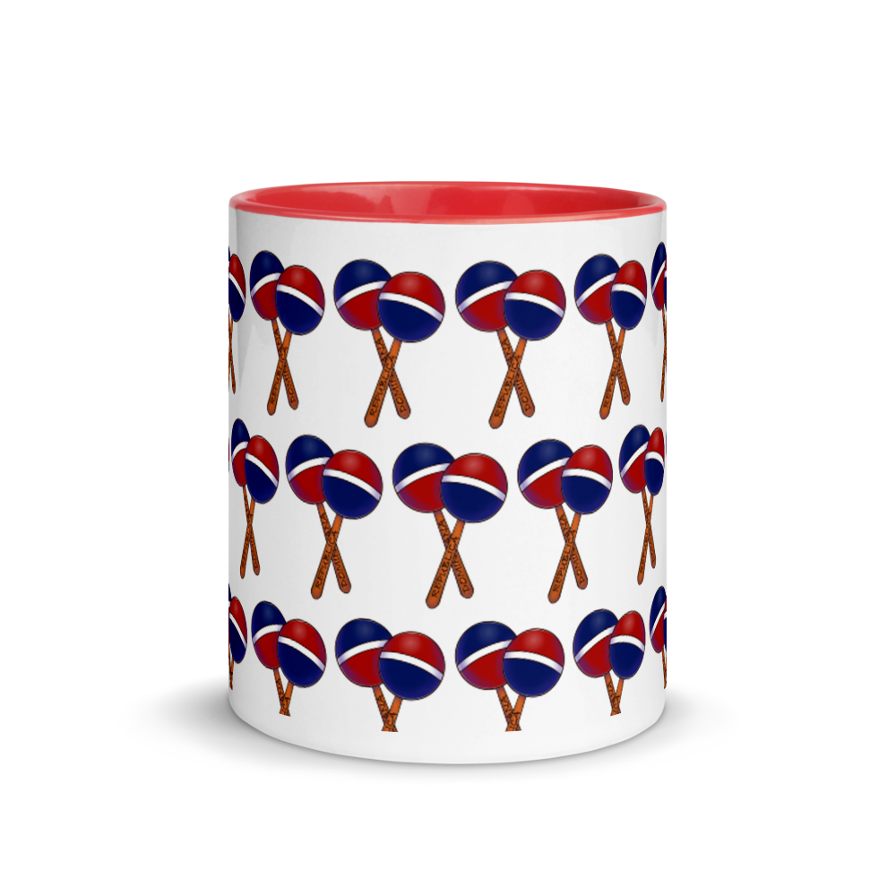 Maracas Dominicana Mug with Color Inside  - 2020 - DominicanGirlfriend.com - Frases Dominicanas - República Dominicana Lifestyle Graphic T-Shirts Streetwear & Accessories - New York - Bronx - Washington Heights - Miami - Florida - Boca Chica - USA - Dominican Clothing