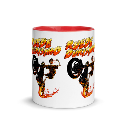 Ruede Durisimo Mug with Color Inside  - 2020 - DominicanGirlfriend.com - Frases Dominicanas - República Dominicana Lifestyle Graphic T-Shirts Streetwear & Accessories - New York - Bronx - Washington Heights - Miami - Florida - Boca Chica - USA - Dominican Clothing