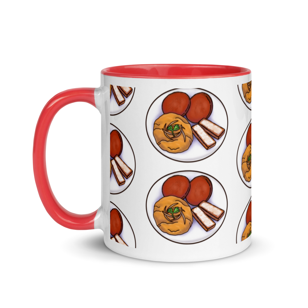 El Mangu Dominicano Mug with Color Inside  - 2020 - DominicanGirlfriend.com - Frases Dominicanas - República Dominicana Lifestyle Graphic T-Shirts Streetwear & Accessories - New York - Bronx - Washington Heights - Miami - Florida - Boca Chica - USA - Dominican Clothing