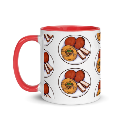 El Mangu Dominicano Mug with Color Inside  - 2020 - DominicanGirlfriend.com - Frases Dominicanas - República Dominicana Lifestyle Graphic T-Shirts Streetwear & Accessories - New York - Bronx - Washington Heights - Miami - Florida - Boca Chica - USA - Dominican Clothing