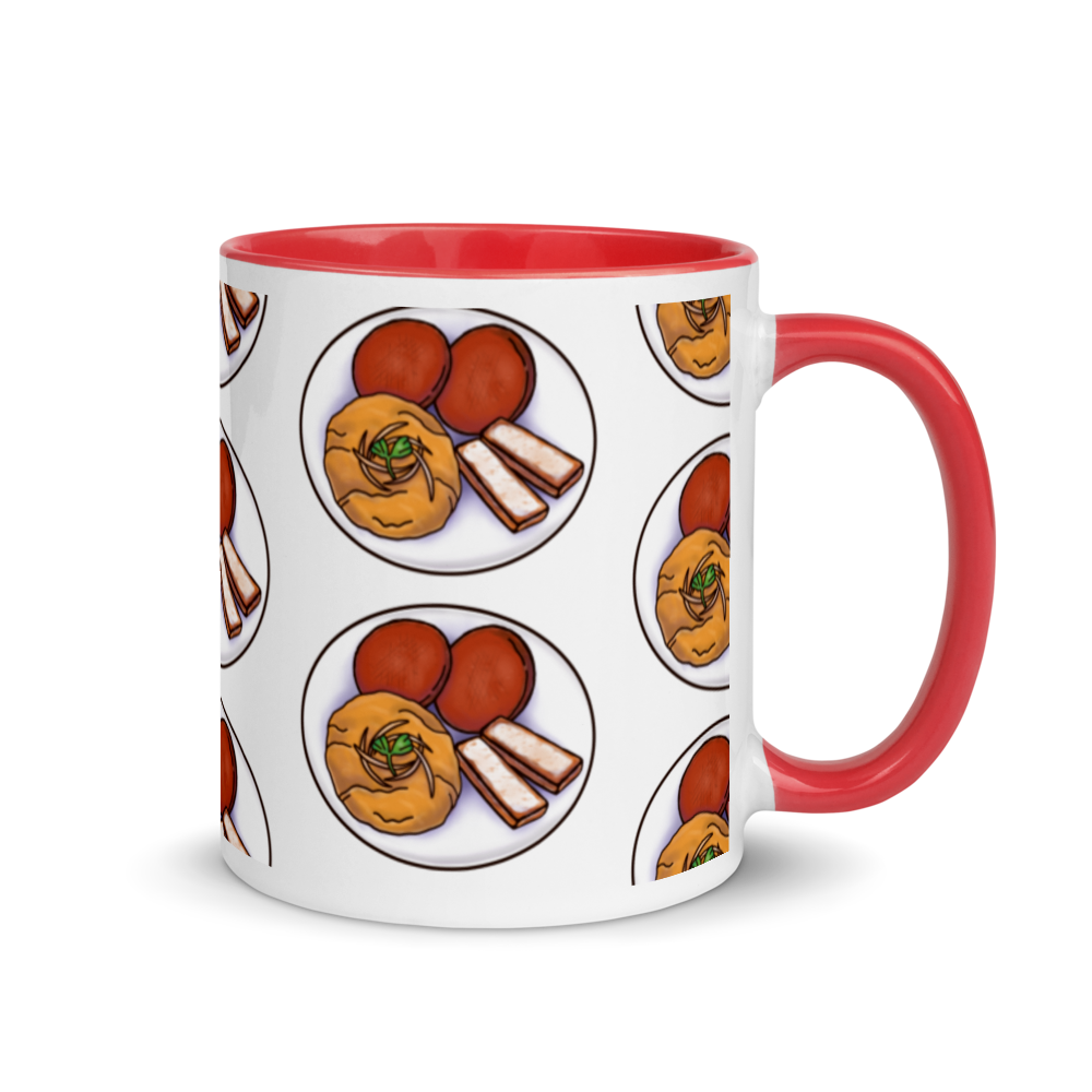 El Mangu Dominicano Mug with Color Inside  - 2020 - DominicanGirlfriend.com - Frases Dominicanas - República Dominicana Lifestyle Graphic T-Shirts Streetwear & Accessories - New York - Bronx - Washington Heights - Miami - Florida - Boca Chica - USA - Dominican Clothing
