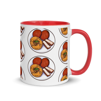 El Mangu Dominicano Mug with Color Inside  - 2020 - DominicanGirlfriend.com - Frases Dominicanas - República Dominicana Lifestyle Graphic T-Shirts Streetwear & Accessories - New York - Bronx - Washington Heights - Miami - Florida - Boca Chica - USA - Dominican Clothing
