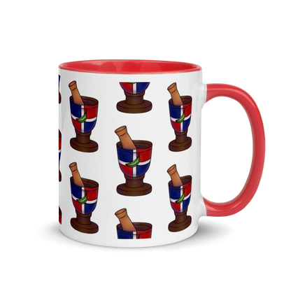 Pilon Dominicano Mug with Color Inside  - 2020 - DominicanGirlfriend.com - Frases Dominicanas - República Dominicana Lifestyle Graphic T-Shirts Streetwear & Accessories - New York - Bronx - Washington Heights - Miami - Florida - Boca Chica - USA - Dominican Clothing
