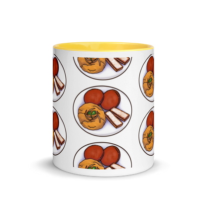 El Mangu Dominicano Mug with Color Inside  - 2020 - DominicanGirlfriend.com - Frases Dominicanas - República Dominicana Lifestyle Graphic T-Shirts Streetwear & Accessories - New York - Bronx - Washington Heights - Miami - Florida - Boca Chica - USA - Dominican Clothing