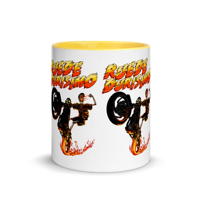 Ruede Durisimo Mug with Color Inside  - 2020 - DominicanGirlfriend.com - Frases Dominicanas - República Dominicana Lifestyle Graphic T-Shirts Streetwear & Accessories - New York - Bronx - Washington Heights - Miami - Florida - Boca Chica - USA - Dominican Clothing