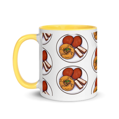 El Mangu Dominicano Mug with Color Inside  - 2020 - DominicanGirlfriend.com - Frases Dominicanas - República Dominicana Lifestyle Graphic T-Shirts Streetwear & Accessories - New York - Bronx - Washington Heights - Miami - Florida - Boca Chica - USA - Dominican Clothing