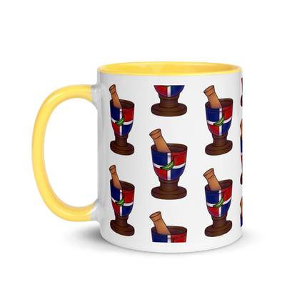 Pilon Dominicano Mug with Color Inside  - 2020 - DominicanGirlfriend.com - Frases Dominicanas - República Dominicana Lifestyle Graphic T-Shirts Streetwear & Accessories - New York - Bronx - Washington Heights - Miami - Florida - Boca Chica - USA - Dominican Clothing