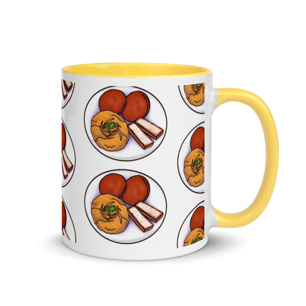 El Mangu Dominicano Mug with Color Inside  - 2020 - DominicanGirlfriend.com - Frases Dominicanas - República Dominicana Lifestyle Graphic T-Shirts Streetwear & Accessories - New York - Bronx - Washington Heights - Miami - Florida - Boca Chica - USA - Dominican Clothing
