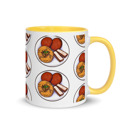 El Mangu Dominicano Mug with Color Inside  - 2020 - DominicanGirlfriend.com - Frases Dominicanas - República Dominicana Lifestyle Graphic T-Shirts Streetwear & Accessories - New York - Bronx - Washington Heights - Miami - Florida - Boca Chica - USA - Dominican Clothing