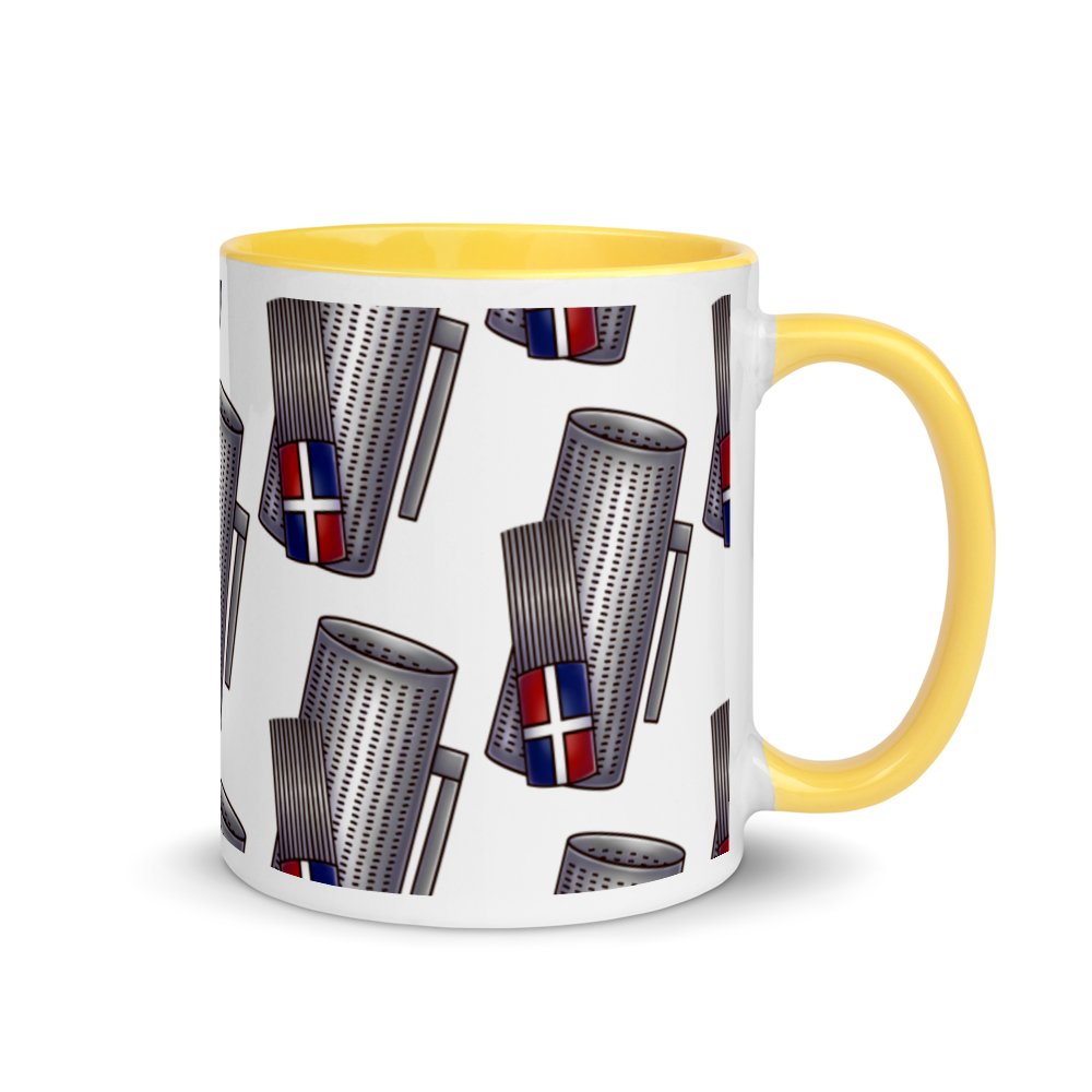 Güira Dominicana Mug with Color Inside  - 2020 - DominicanGirlfriend.com - Frases Dominicanas - República Dominicana Lifestyle Graphic T-Shirts Streetwear & Accessories - New York - Bronx - Washington Heights - Miami - Florida - Boca Chica - USA - Dominican Clothing