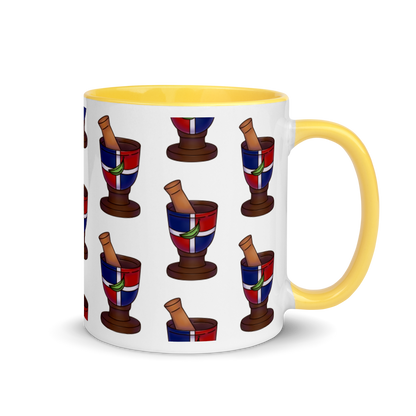 Pilon Dominicano Mug with Color Inside  - 2020 - DominicanGirlfriend.com - Frases Dominicanas - República Dominicana Lifestyle Graphic T-Shirts Streetwear & Accessories - New York - Bronx - Washington Heights - Miami - Florida - Boca Chica - USA - Dominican Clothing